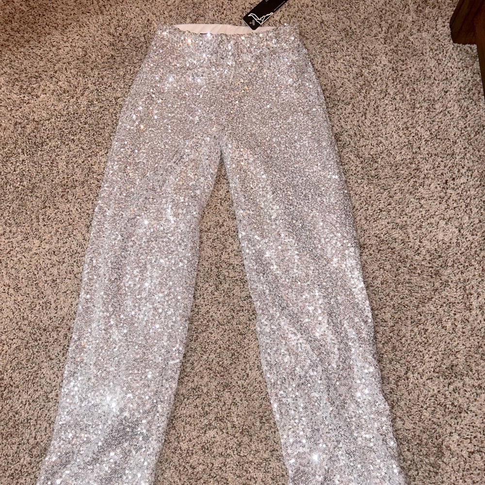 Sparkly pants